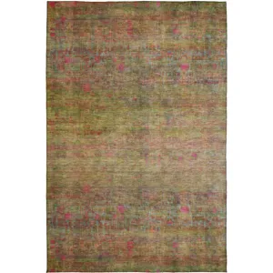 Luxury Washable Indoor/Outdoor Burano Cactus 3\' x 5\' Rug