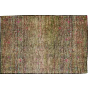 Luxury Washable Indoor/Outdoor Burano Cactus 1\'8\" x 2\'6\" Rug