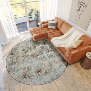 Camberly Driftwood 8\' x 8\' Round Rug