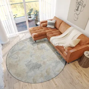 Camberly Stucco 8\' x 8\' Round Rug