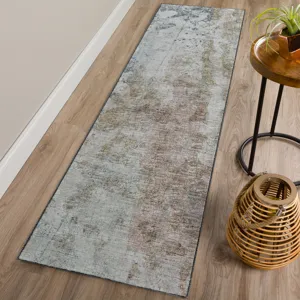 Camberly Mineral Blue 2\'3\" x 7\'6\" Runner Rug