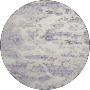 Camberly Lavender 8\' x 8\' Round Rug