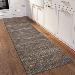 Ciara Chocolate 2\'6\" x 12\' Runner Rug