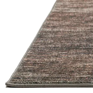 Ciara Chocolate 2\'6\" x 12\' Runner Rug