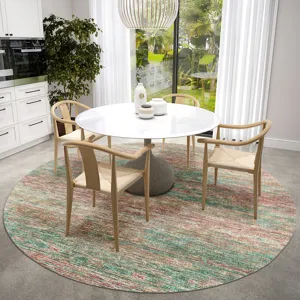 Ciara Mocha 4\' x 4\' Round Rug