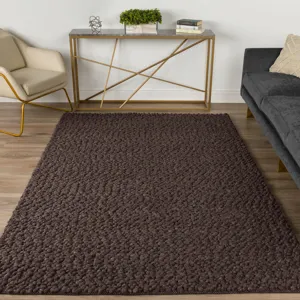 Gorbea Chocolate 9\' x 13\' Rug