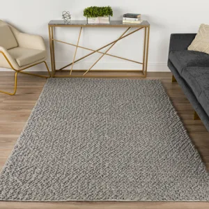 Gorbea Pewter 9\' x 13\' Rug