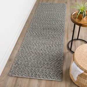 Gorbea Pewter 2\'3\" x 7\'6\" Runner Rug