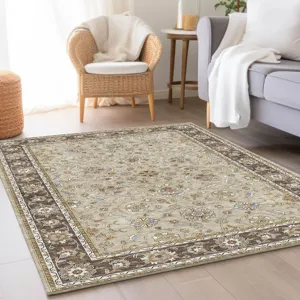 Luxury Washable Hatay Beige 10\' x 14\' Rug