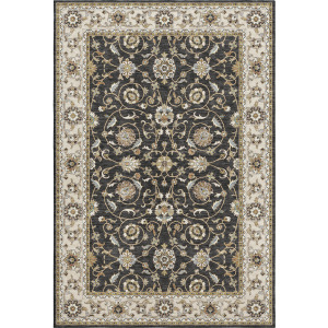 Luxury Washable Hatay Black Rug