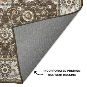 Luxury Washable Hatay Chocolate 10\' x 14\' Rug