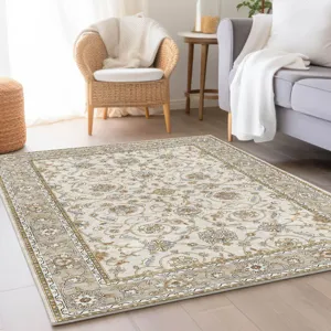 Luxury Washable Hatay Ivory 9\' x 12\' Rug