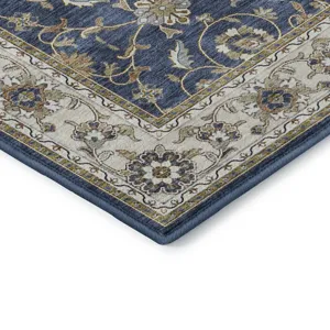 Luxury Washable Hatay Navy 10\' x 14\' Rug