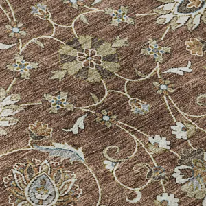 Luxury Washable Hatay Paprika 1\'8\" x 2\'6\" Rug