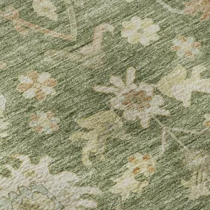 Luxury Washable Hatay Aloe 9\' x 12\' Rug