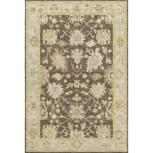 Luxury Washable Hatay Chocolate 2\'6\" x 3\'10\" Rug