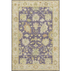 Luxury Washable Hatay Eggplant Rug