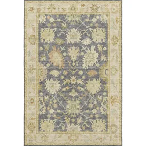 Luxury Washable Hatay Gray 5\' x 7\'6\" Rug