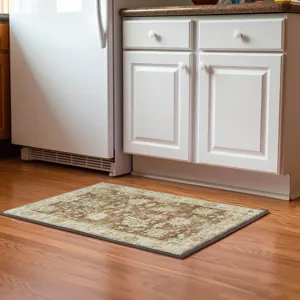 Luxury Washable Hatay Paprika 1\'8\" x 2\'6\" Rug
