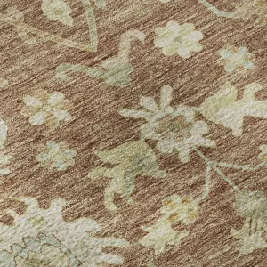 Luxury Washable Hatay Paprika 1\'8\" x 2\'6\" Rug