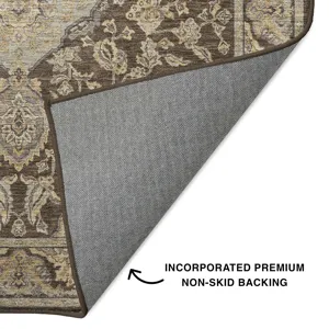 Luxury Washable Hatay Chocolate 8\' x 10\' Rug
