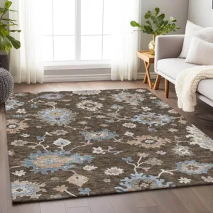 Luxury Washable Hatay Chocolate 2\'6\" x 3\'10\" Rug