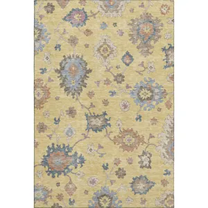 Luxury Washable Hatay Gold 3\' x 5\' Rug