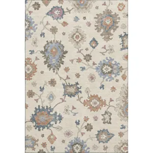 Luxury Washable Hatay Ivory 5\' x 7\'6\" Rug