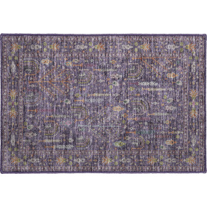 Luxury Washable Hatay Eggplant Rug