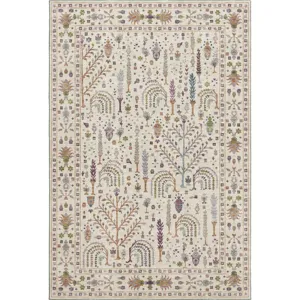 Luxury Washable Hatay Ivory 8\' x 10\' Rug