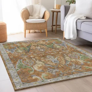 Luxury Washable Hatay Copper 8\' x 10\' Rug