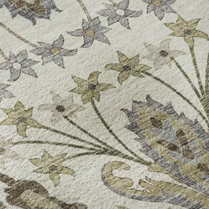 Luxury Washable Hatay Ivory 5\' x 7\'6\" Rug