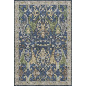 Luxury Washable Hatay Navy 10\' x 14\' Rug