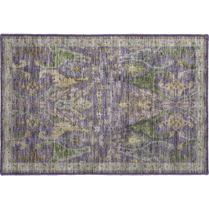 Luxury Washable Hatay Purple Rug