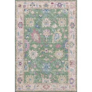 Luxury Washable Hatay Lime 5\' x 7\'6\" Rug