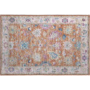 Luxury Washable Hatay Orange Rug