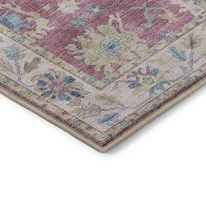 Luxury Washable Hatay Pink 3\' x 5\' Rug