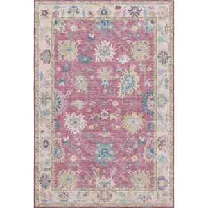 Luxury Washable Hatay Pink 3\' x 5\' Rug