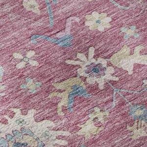 Luxury Washable Hatay Pink 3\' x 5\' Rug