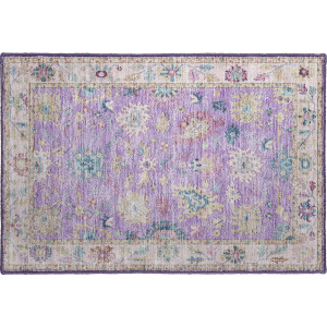 Luxury Washable Hatay Purple Rug