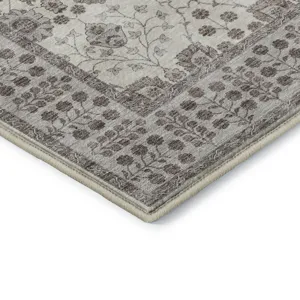 Luxury Washable Hatay Ivory 5\' x 7\'6\" Rug