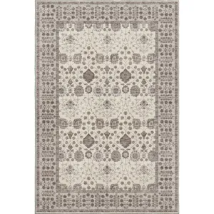 Luxury Washable Hatay Ivory 5\' x 7\'6\" Rug