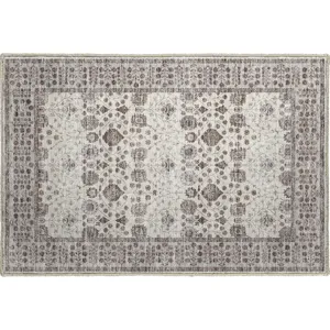 Luxury Washable Hatay Ivory 1\'8\" x 2\'6\" Rug