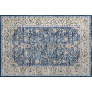 Luxury Washable Hatay Blue Rug
