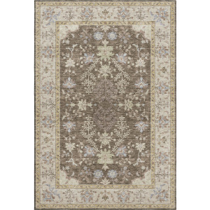 Luxury Washable Hatay Brown Rug