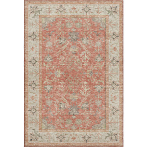 Luxury Washable Hatay Coral Rug