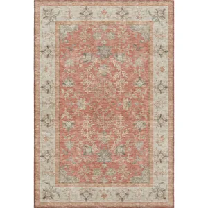 Luxury Washable Hatay Coral 5\' x 7\'6\" Rug