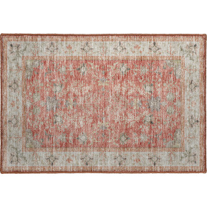 Luxury Washable Hatay Coral Rug