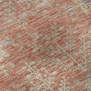 Luxury Washable Hatay Coral 5\' x 7\'6\" Rug