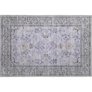 Luxury Washable Hatay Lavender 1\'8\" x 2\'6\" Rug